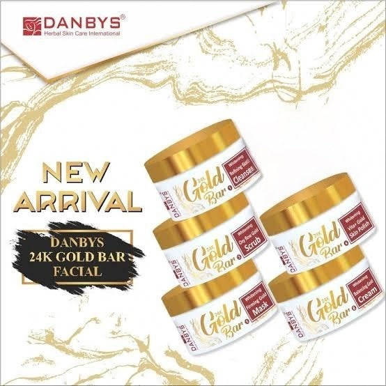 Danbys 24K gold whitening facial Large