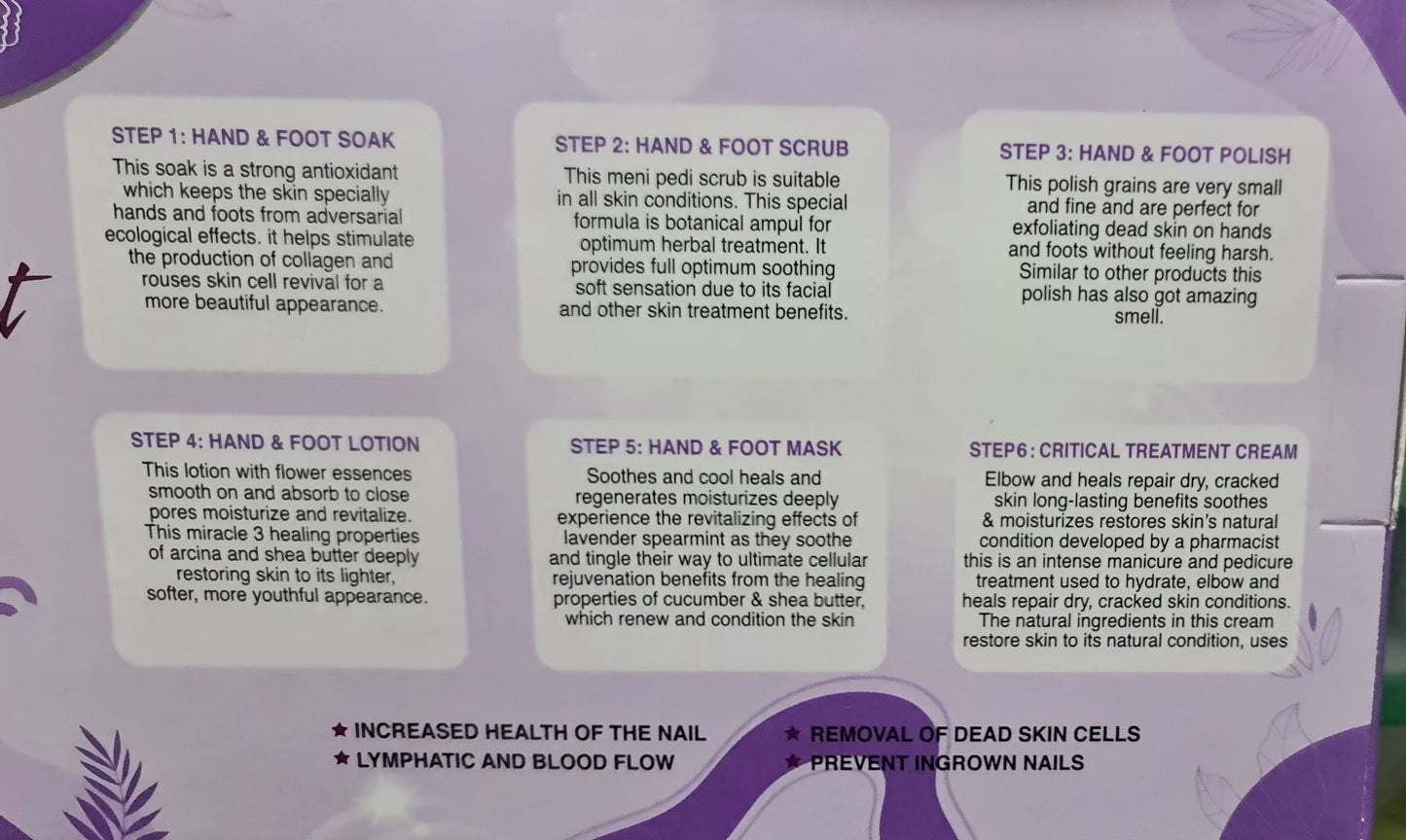 Jessica Mani-Pedi Whitening Kit