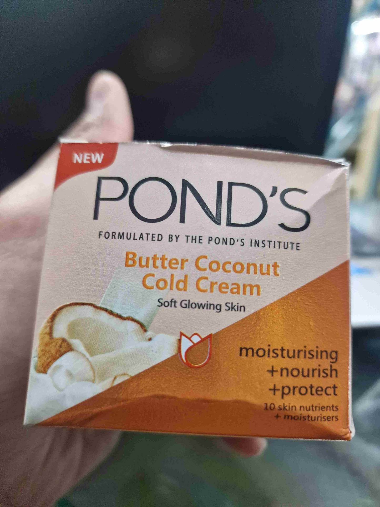Ponds butter coconut cold cream moisture,nourish,protect70gm