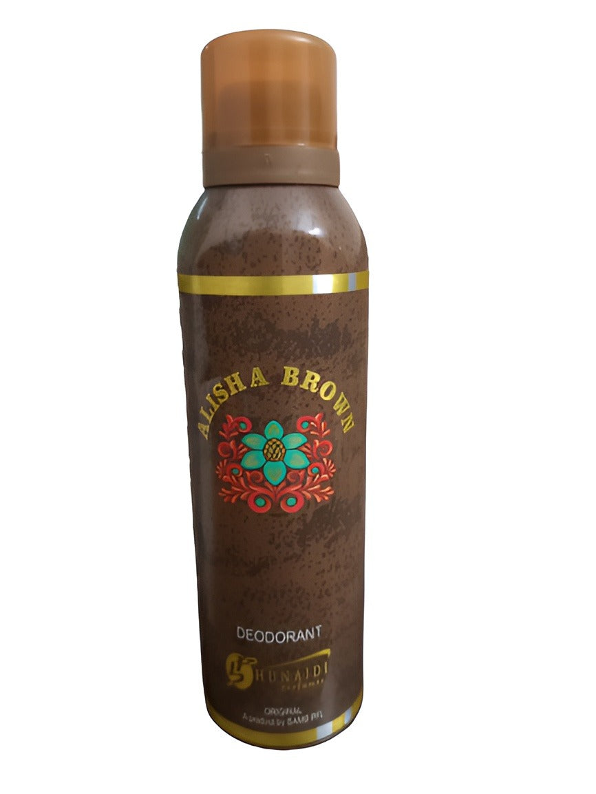 Alisha Brown Body spray 200ml made UAE