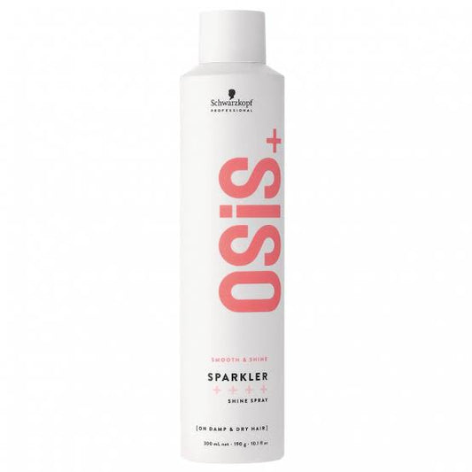 Schwarzkopf OSIS+ Smooth & Shine Sparkler Shine Spray 300 ml on damp&dry hair