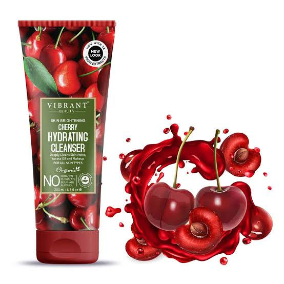 Vibrant Beauty Cherry Hydrating Cleanser – 200ml