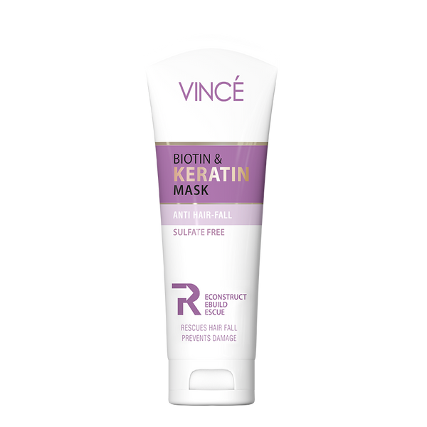 Vince Biotin & keratin Mask Rescue Hair Fall & Prevent damages 200ml