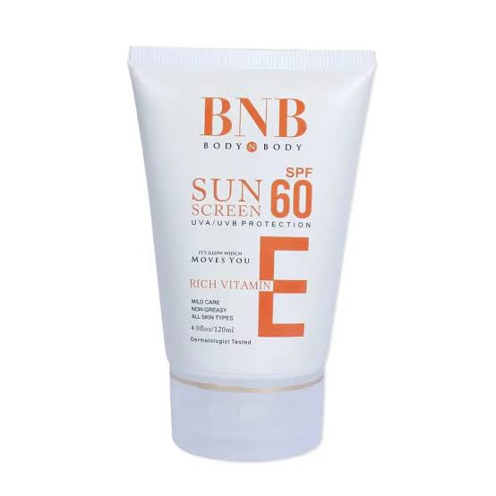 BnB sunscreen SPF 60 120ml