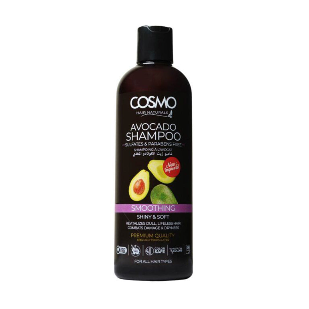 Cosmo Beaute Avocado Oil Shampoo, For All Hair Types, 480ml
