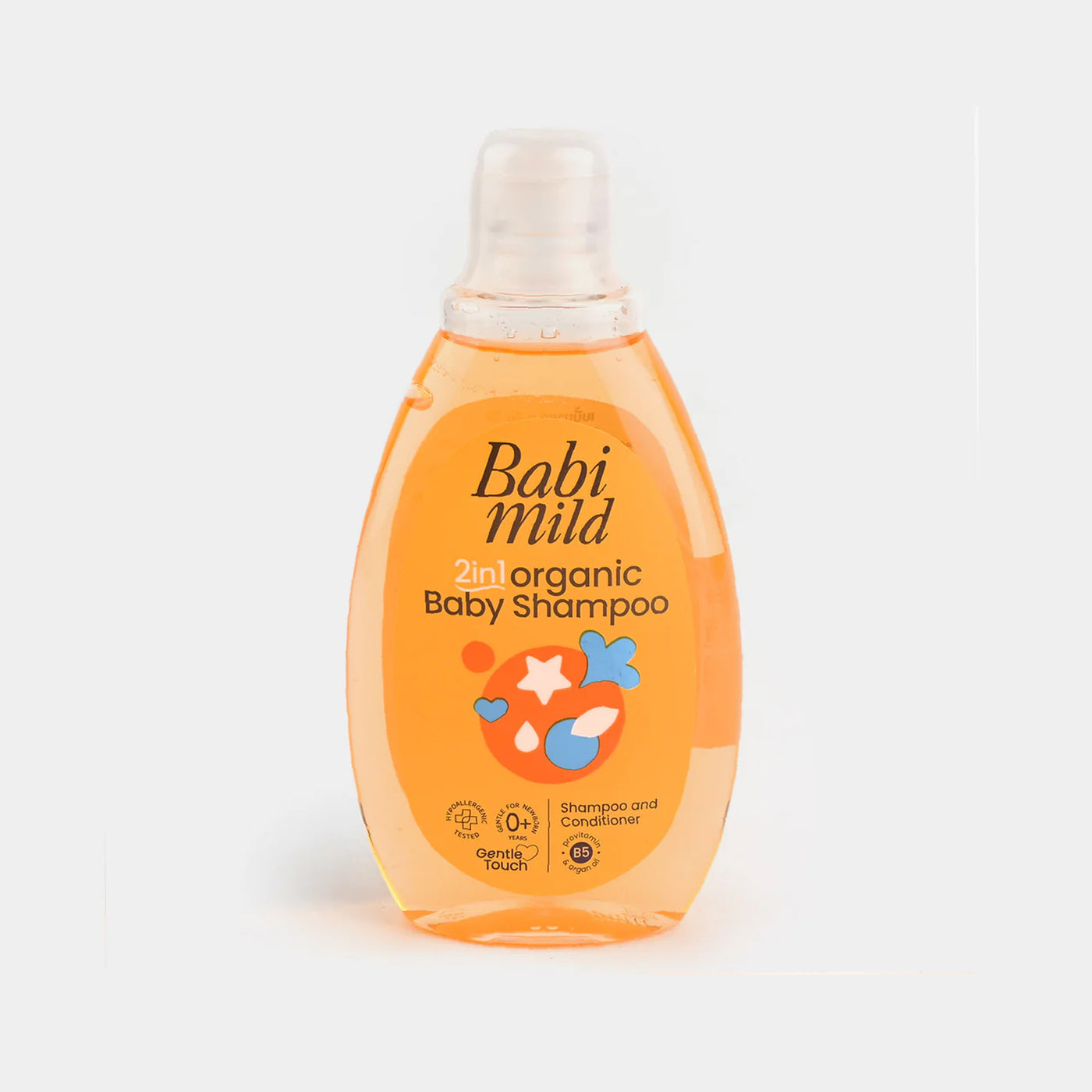 Babi mild 2in1 organic shampoo+conditioner 180gm