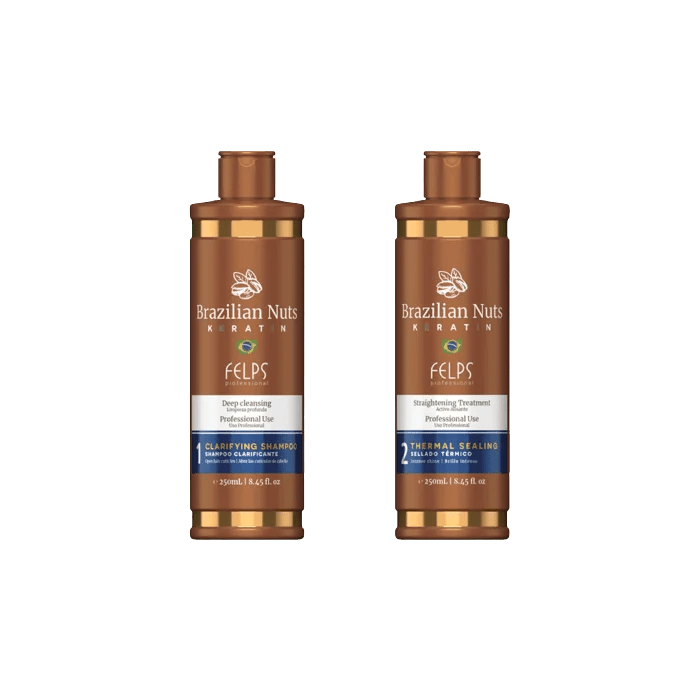 Felps Brazilian Nuts Hair keratin Straightening Treatment 250ml