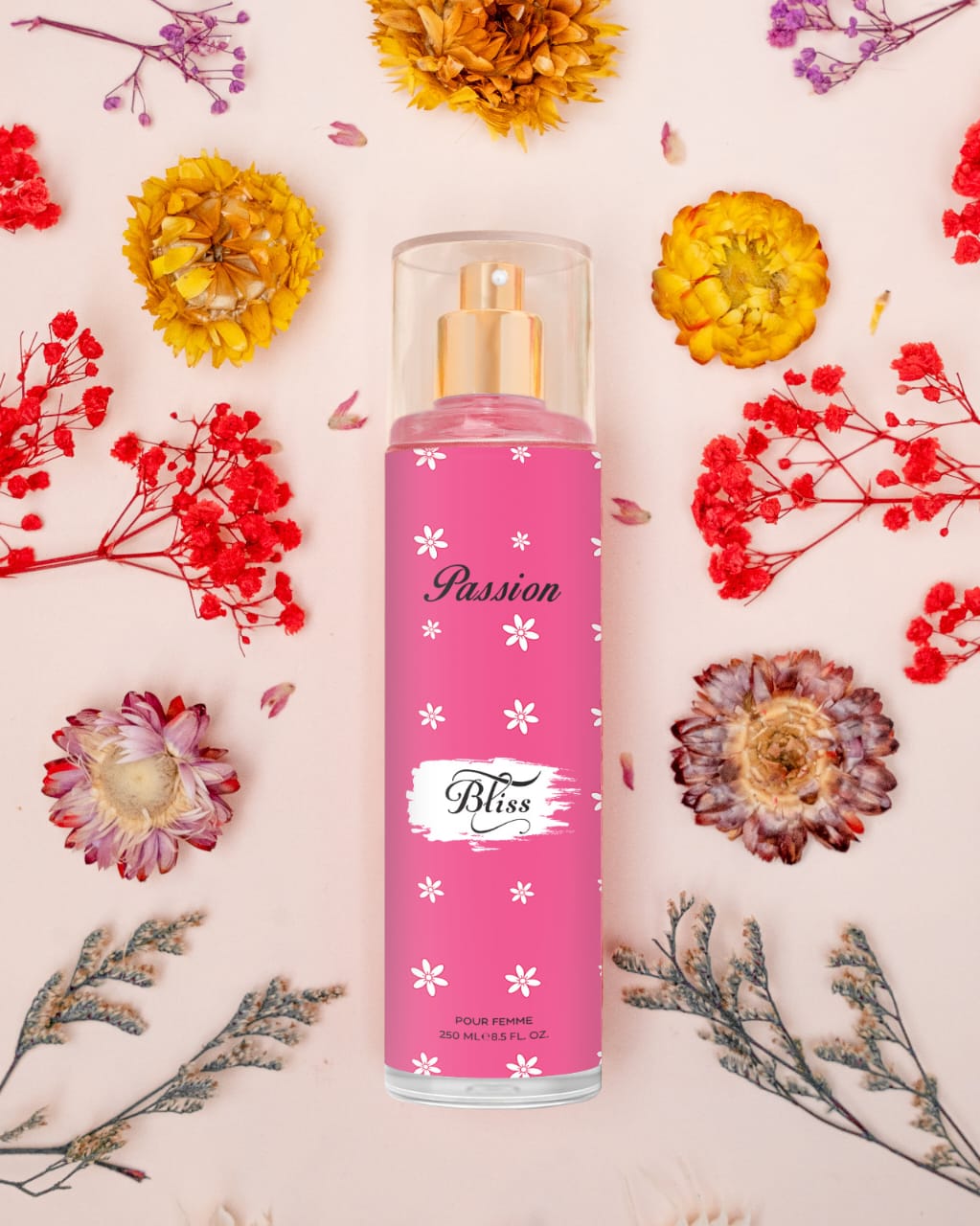 Passion Bliss perfumed body mist spray 250ml pour femme