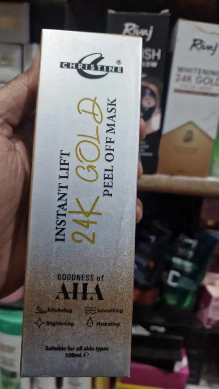 Christine instant lift 24K Gold Mask Peel OFF 100ml