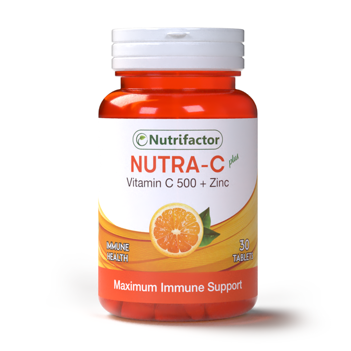 Nutrifactor Nutra C plus VitaminC500 & Zinc 30 tablets