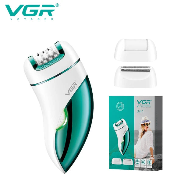 VGR 731 professional epilator 3in1