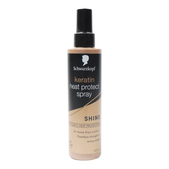 SCHWARZKOPF HAIR HEAT SPRAY KERATIN HEAT PROTECTION 200 ML