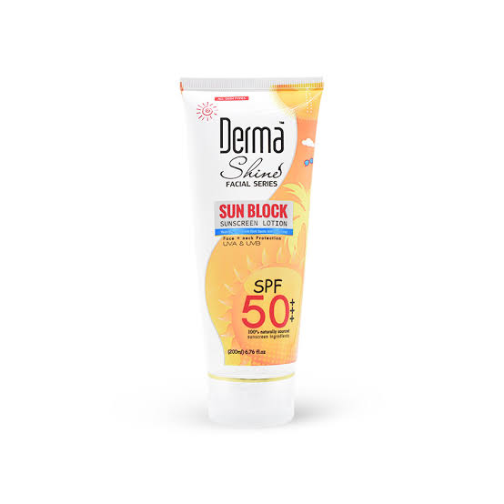 Derma Shine Sunblock Spf 50 200ml