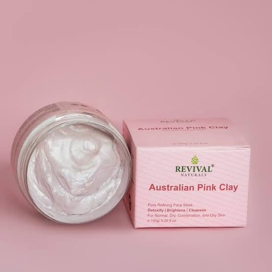 Revival natural Australian Pink Clay Mask (Ready To Apply)150gm