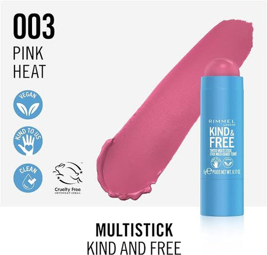 Rimmel - London Kind & Free tinted Multi Stick Pink Heat 003