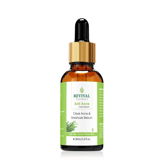 Revival naturals anti acne face serum 30ml