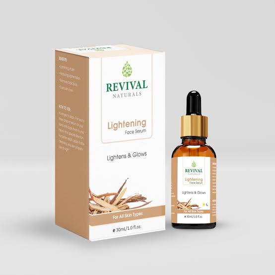 Revival Naturals Lightening Face Serum 30ml