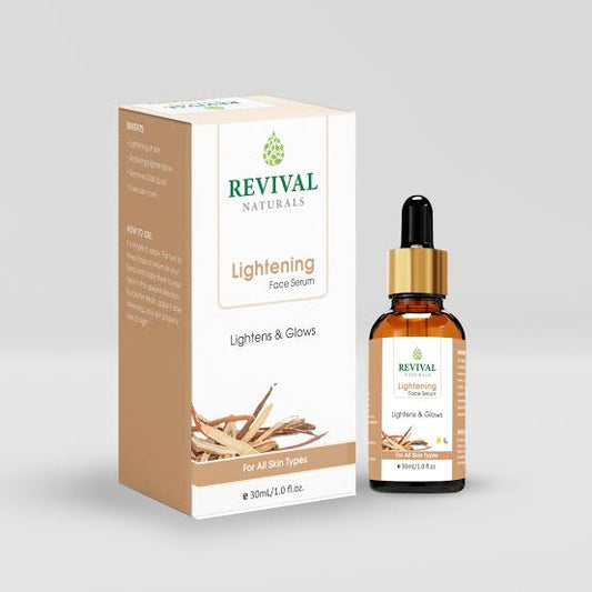 Revival Naturals Lightening Face Serum 30ml