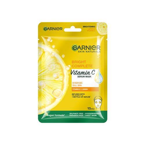 Garnier vit c Skin Active Bright Complete Serum Sheet Mask 28g