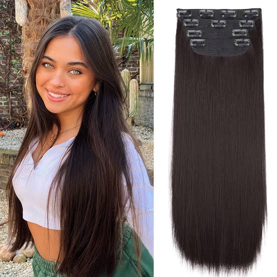 Hair Extensions Straight with Clips