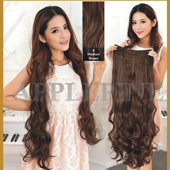Hair Extensions Curls with Clips