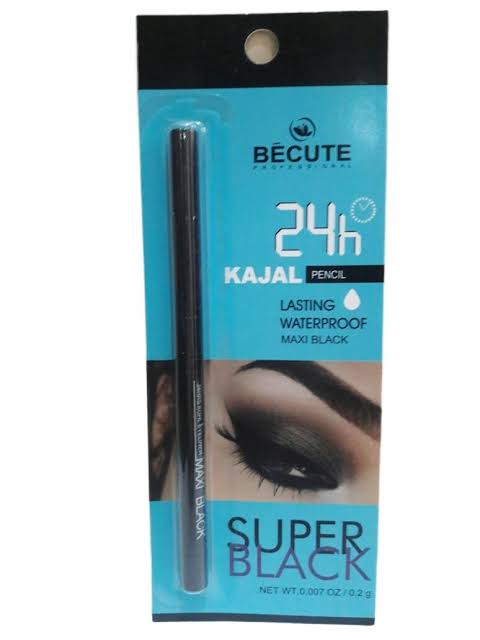 Becute Waterproof 24h Kajal Pencil Maxi Black
