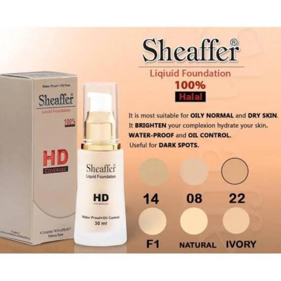 Sheaffer HD coverage liquid foundation