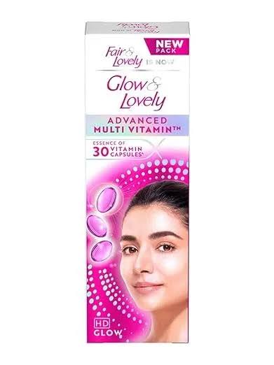 Fair & lovely glow & lovely cream made in india 50gm