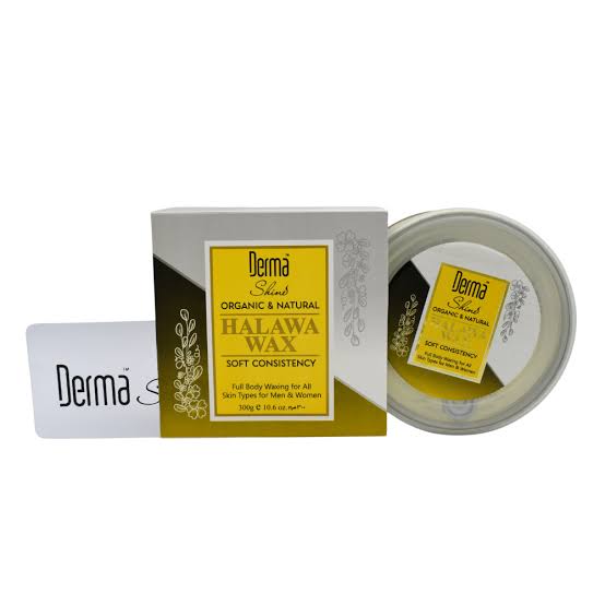 Derma Shine Organic & Natural Halawa Wax Honey & Lemon 300gm