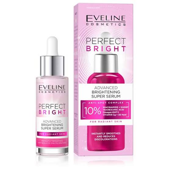 Eveline perfect bright Advanced Brightening Super face Serum 30ML DAY/ NIGHT