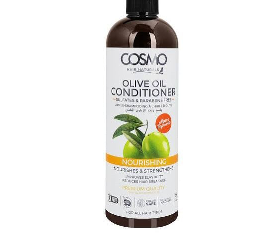 Cosmo Hair Naturals Olive Oil Nourishing Conditioner, For All Hair Types, 480ml