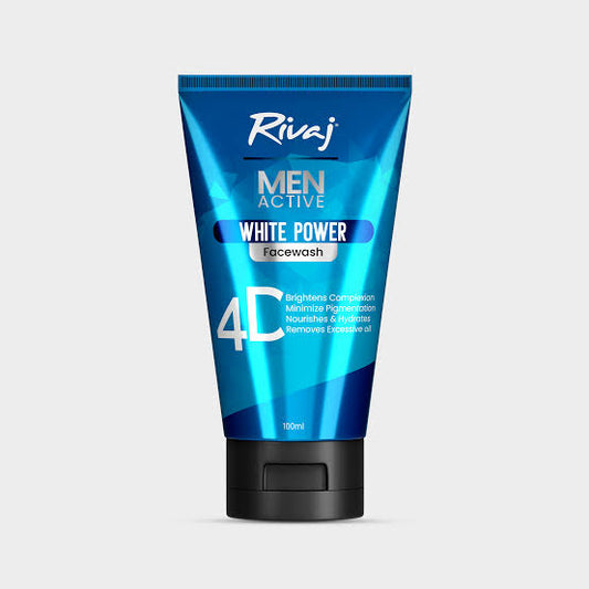 Rivaj 4D Men Active White Power Face wash (100ml)