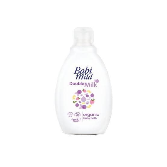 Babi mild double milk organic baby bath 180gm