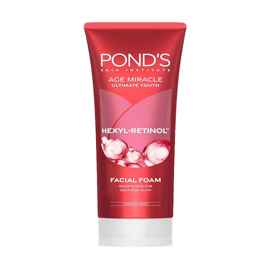 Ponds Age Miracle Ultimate Youth Hexyl-Retinol Facial Foam, 90g