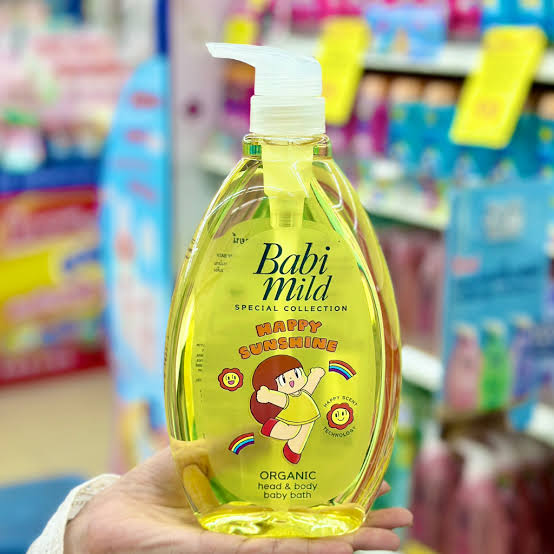 Babi Mild happy sunshine head&body baby bath 380ml