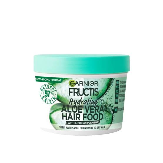 Garnier Fructis Hydrating Aloe Vera Hair Food 3in1 Normal to Dry Hair Mask 400ml