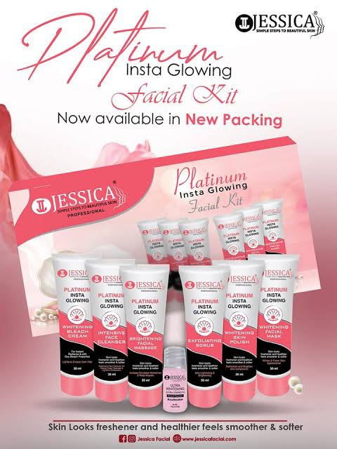 Jessica Platinum Insta Glowing Facial Kit