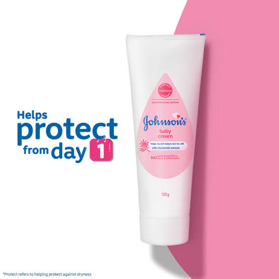 Johnson baby cream tube 100gm
