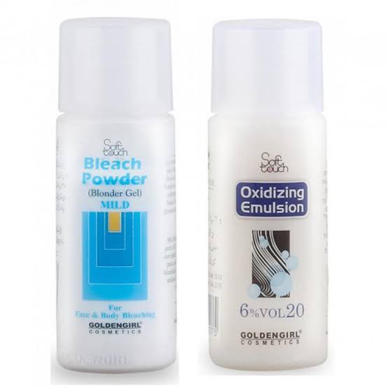 Golden Girl Soft Touch Bleach powder60ml+20Volume120ml