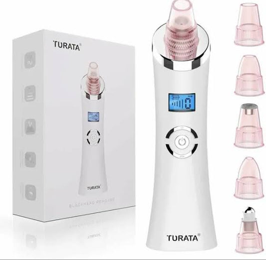 TURATA Blackhead Remover, Pore Cleanser Vacuum Cleaner 5 Suction Modes