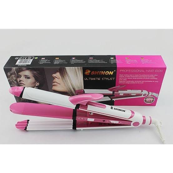 Shinon 3in1 8088 model Curl+Straight+crimper