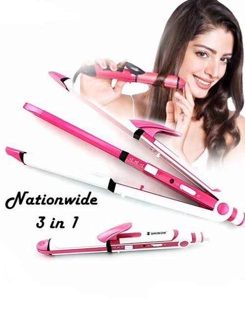 Shinon 3in1 8088 model Curl+Straight+crimper