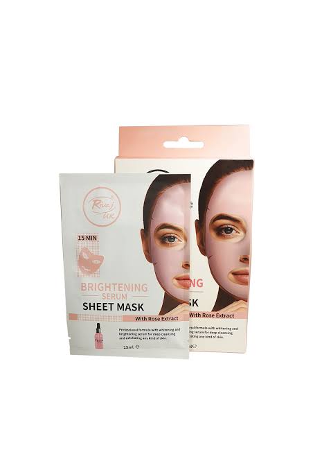 Rivaj Brightening Serum Sheet Mask 1 with Rose extract
