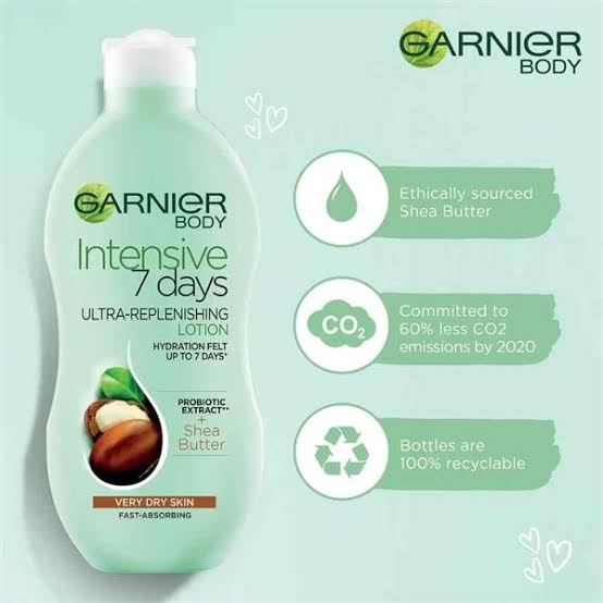 Garnier body lotion shea butter+Probiotic extract for very dry skin 400ml