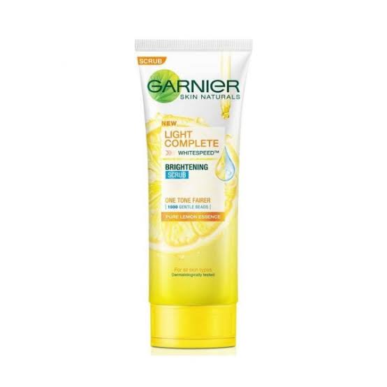 Garnier brightening scrub face wash 100ml