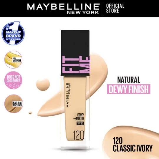 Maybelline - Fit Me Dewy + Smooth Liquid Foundation SPF 23 30ml