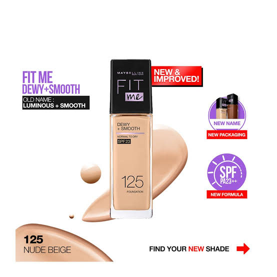 Maybelline - Fit Me Dewy + Smooth Liquid Foundation SPF 23 30ml