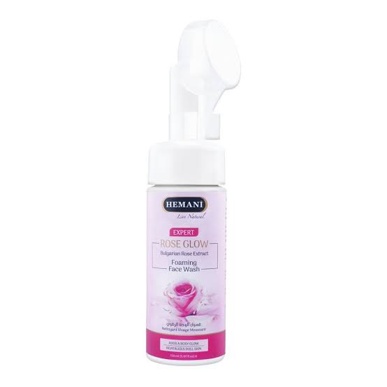 Hemani Rose glow foaming face wash 150ml