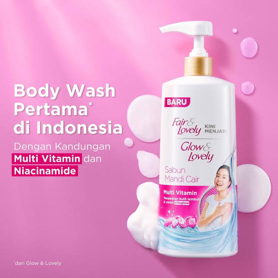 Fair & Lovely Glow&Lovely Body Wash 550ml