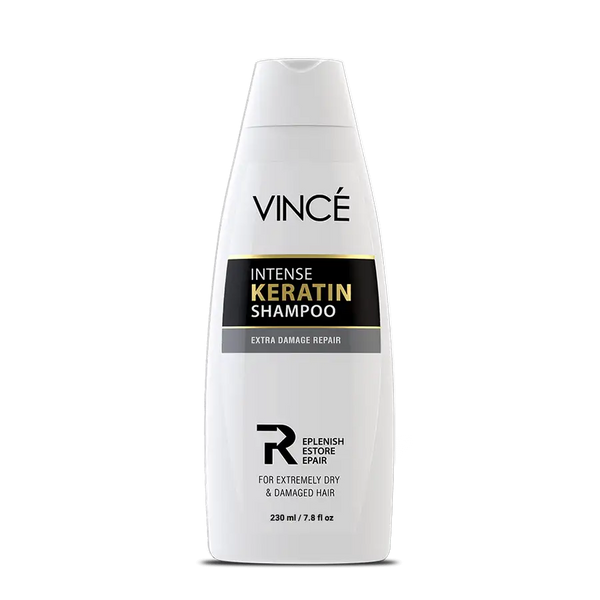 Vince intense Keratin Shampoo 230ml for Extremely dry,damages